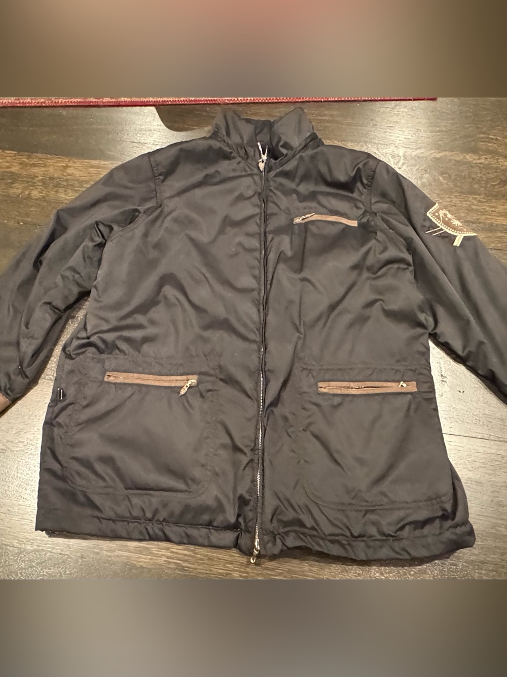 M. Miller Alpine Luxury Ski Jacket Women's M – Black with Faux Suede Accent trim